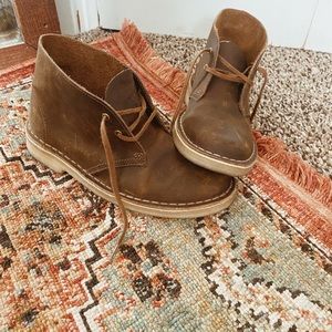 Clarks Leather Desert Chukka Boots